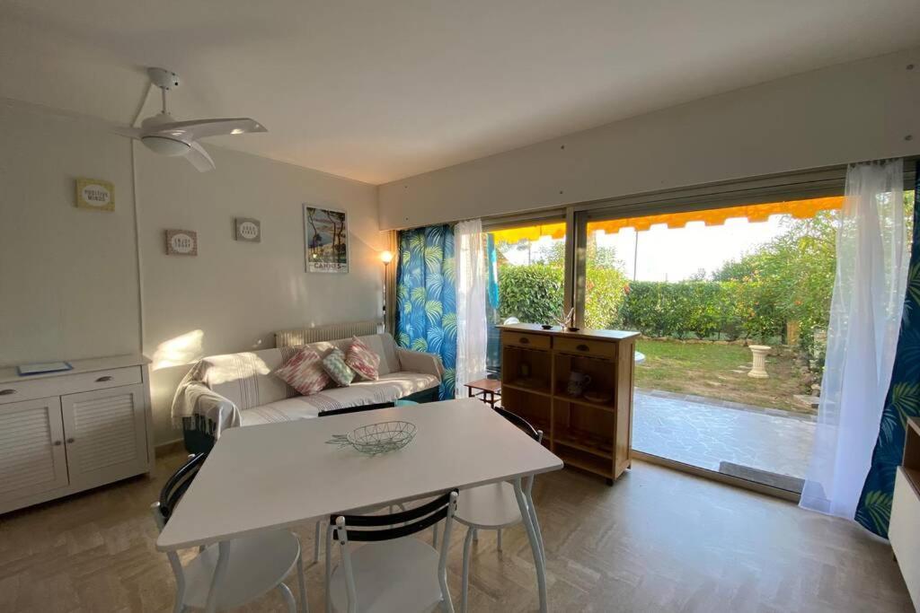 C037-Nice Studio With Garden And Parking - Near Beach Cannes Exterior photo